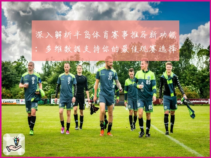 深入解析半岛体育赛事推荐新功能：多维数据支持你的最佳观赛选择